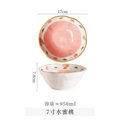 Keramik-Ramenschüssel-Set – große Nudel- und Suppenschüsseln