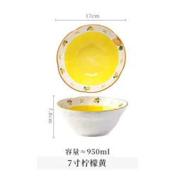 Keramik-Ramenschüssel-Set – große Nudel- und Suppenschüsseln