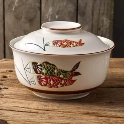 Keramik-Ramenschüssel-Set – Stilvolle japanische Nudelschüsseln