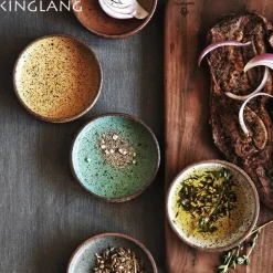 Keramik-Saucenschale - Kleine Sojasaucen-Wasabi-Schale
