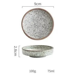 Keramik-Saucenschale - Kleine Sojasaucen-Wasabi-Schale