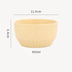 Keramikschüssel mit Gitterprägung – Dekoratives Küchengeschirr für stilvolles Essen