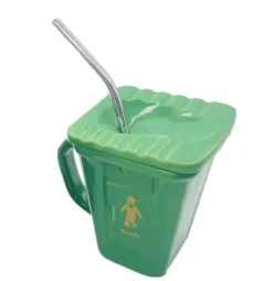 Keramiktasse mit Aufschrift „Hockende Toilette“ – lustige Geschenke für die Badezimmerdekoration