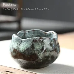 Keramiktasse mit Lotusblume – Teetasse aus hochwertigem Porzellan