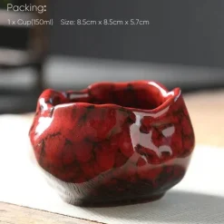 Keramiktasse mit Lotusblume – Teetasse aus hochwertigem Porzellan