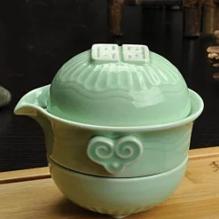 Keramik-Teeservice – Elegante chinesische Teetassen