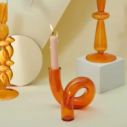 Kerzenhalter Bruna – Elegantes Tischdekor für die Inneneinrichtung