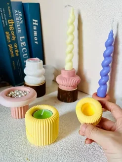 Kerzenhalter Bruna – Elegantes Tischdekor für die Inneneinrichtung