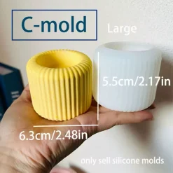 Kerzenhalter Bruna – Elegantes Tischdekor für die Inneneinrichtung