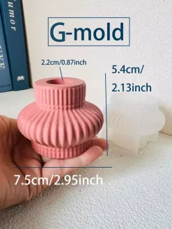 Kerzenhalter Bruna – Elegantes Tischdekor für die Inneneinrichtung