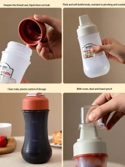 Ketchup-Spenderflasche – Gewürz-Quetschbehälter