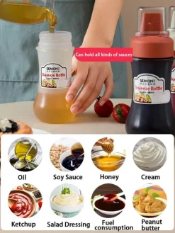 Ketchup-Spenderflasche – Gewürz-Quetschbehälter