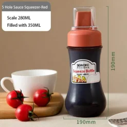 Ketchup-Spenderflasche – Gewürz-Quetschbehälter