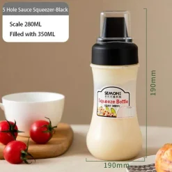 Ketchup-Spenderflasche – Gewürz-Quetschbehälter