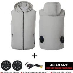 Kühlende Fanjacke – leichte Outdoor-Sommerbekleidung