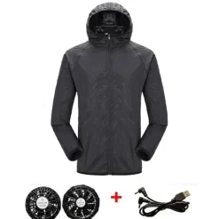 Kühlende Fanjacke – leichte Outdoor-Sommerbekleidung