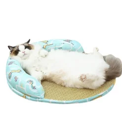 Kühlendes Haustierbett – Sommerkomfort für Hunde und Katzen