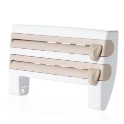 Kühlschrank-Aufbewahrungs-Organizer – Frischhaltefolienhalter aus Kunststoff