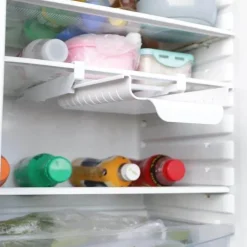 Kühlschrank-Organizer-Tablett – Aufbewahrungslösung für Beutel mit mehreren Reißverschlüssen