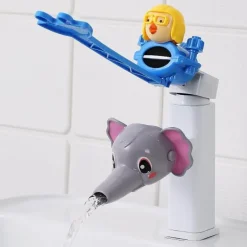 Kids Faucet Extender - Splash Proof Cartoon Design