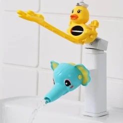 Kids Faucet Extender - Splash Proof Cartoon Design