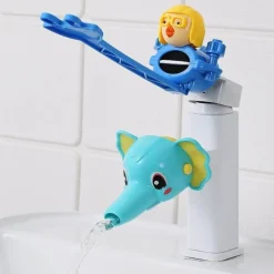 Kids Faucet Extender - Splash Proof Cartoon Design