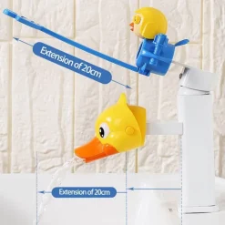 Kids Faucet Extender - Splash Proof Cartoon Design