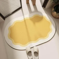 Kieselalgen-Badematte – schnelltrocknende, saugfähige Badezimmermatte