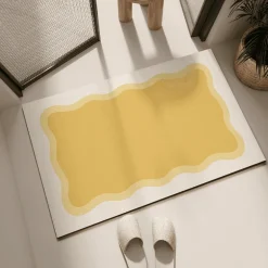 Kieselalgen-Badematte – schnelltrocknende, saugfähige Badezimmermatte