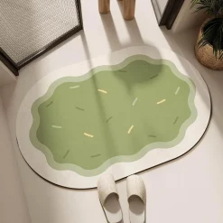 Kieselalgen-Badematte – schnelltrocknende, saugfähige Badezimmermatte