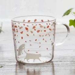 Killerwal-Kaffeetasse – süßer Eisbär, hitzebeständige Glastasse, 350 ml