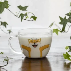 Killerwal-Kaffeetasse – süßer Eisbär, hitzebeständige Glastasse, 350 ml