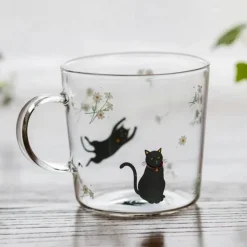 Killerwal-Kaffeetasse – süßer Eisbär, hitzebeständige Glastasse, 350 ml