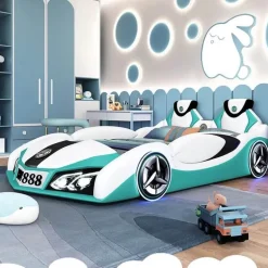 Kinderbett mit Rennauto – Luxusbett für Jungen
