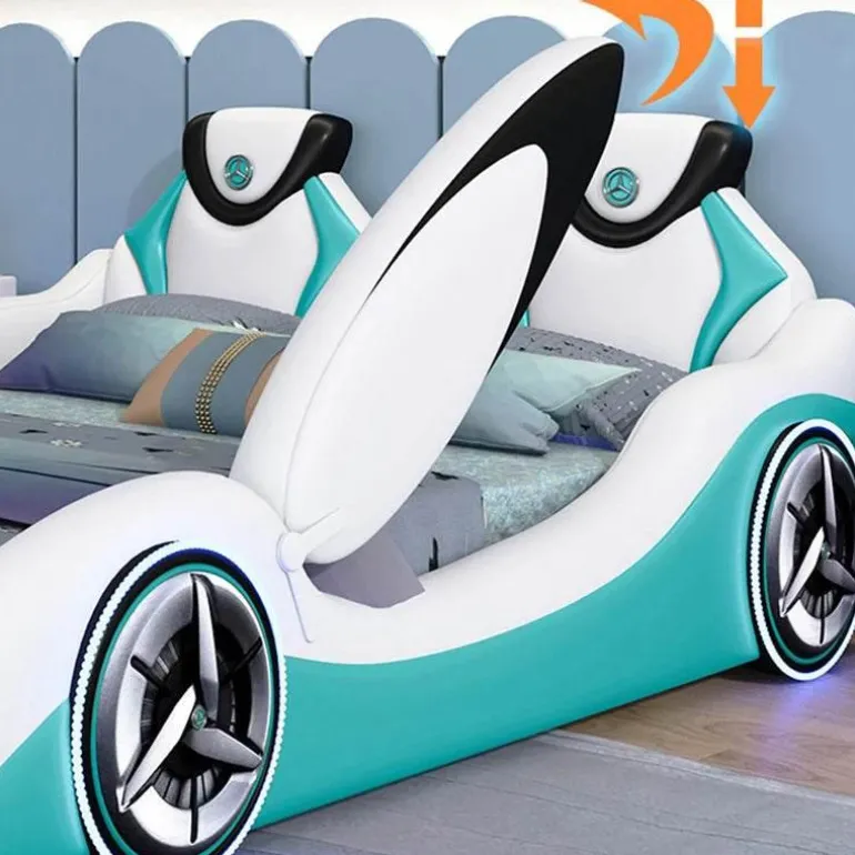 Kinderbett mit Rennauto – Luxusbett für Jungen