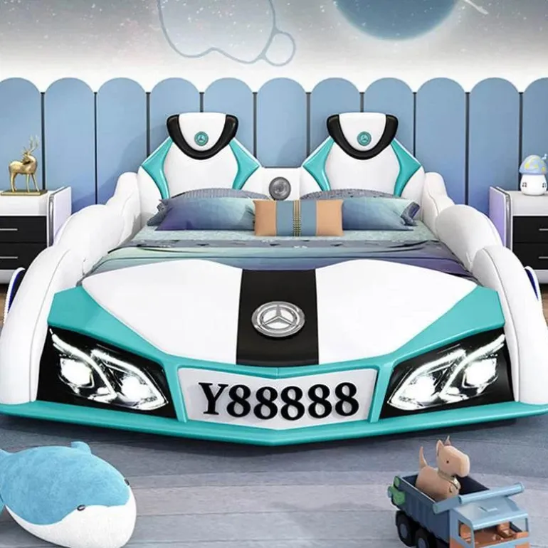 Kinderbett mit Rennauto – Luxusbett für Jungen