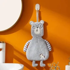 Kinderhandtuch aus Korallensamt – weiches, hautfreundliches Handtuch für Küche und Bad