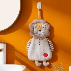 Kinderhandtuch aus Korallensamt – weiches, hautfreundliches Handtuch für Küche und Bad