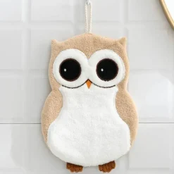 Kinderhandtuch aus Mikrofaser, Elefant/Nilpferd, süßes Tier-Design