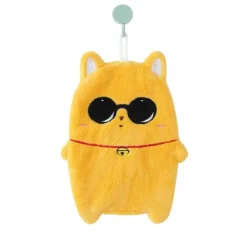 Kinder-Handtuch mit Cartoon-Tiermotiv, dickes, doppellagiges Handtuch für zu Hause