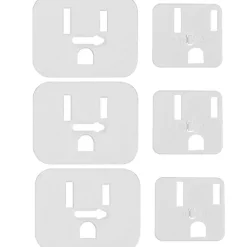 Kindersichere Steckdosenabdeckung - Schiebeverschluss-Sicherheitskappe