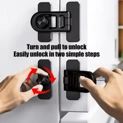 Kindersicherheitsschloss – Sicherer Riegel für Schränke und Kühlschränke