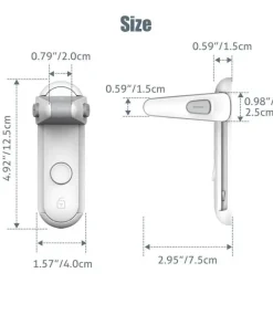 Kindersicherheits-Türschloss - Kindersicheres Griff-Sicherheitsschloss