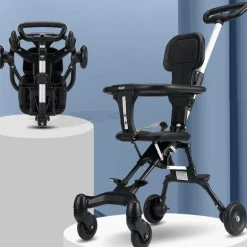 Kinderwagen mit hoher Landschaft – mit einem Klick zusammenklappbar