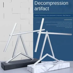 Kinetische magnetische Pendel Schreibtisch Dekor - Infinite Loop Art