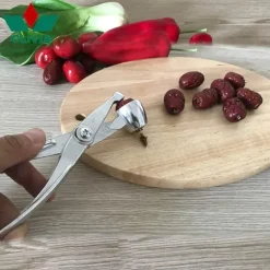 Kirschentkerner - Vielseitiges Küchenwerkzeug aus Aluminium für müheloses Entkernen