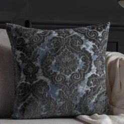 Kissenbezüge aus barockem Damast-Samt – 45 x 45 cm, dekorative Kissen