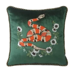 Kissenbezüge mit Katzenstickerei aus Samt und Quasten – gemütliche Kissenbezüge