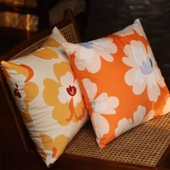 Kissenbezug mit Blumenmuster - Dekorativer Kissenbezug