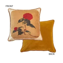 Kissenbezug mit Blumenmuster – elegantes orientalisches Dekokissen für das Schlafsofa